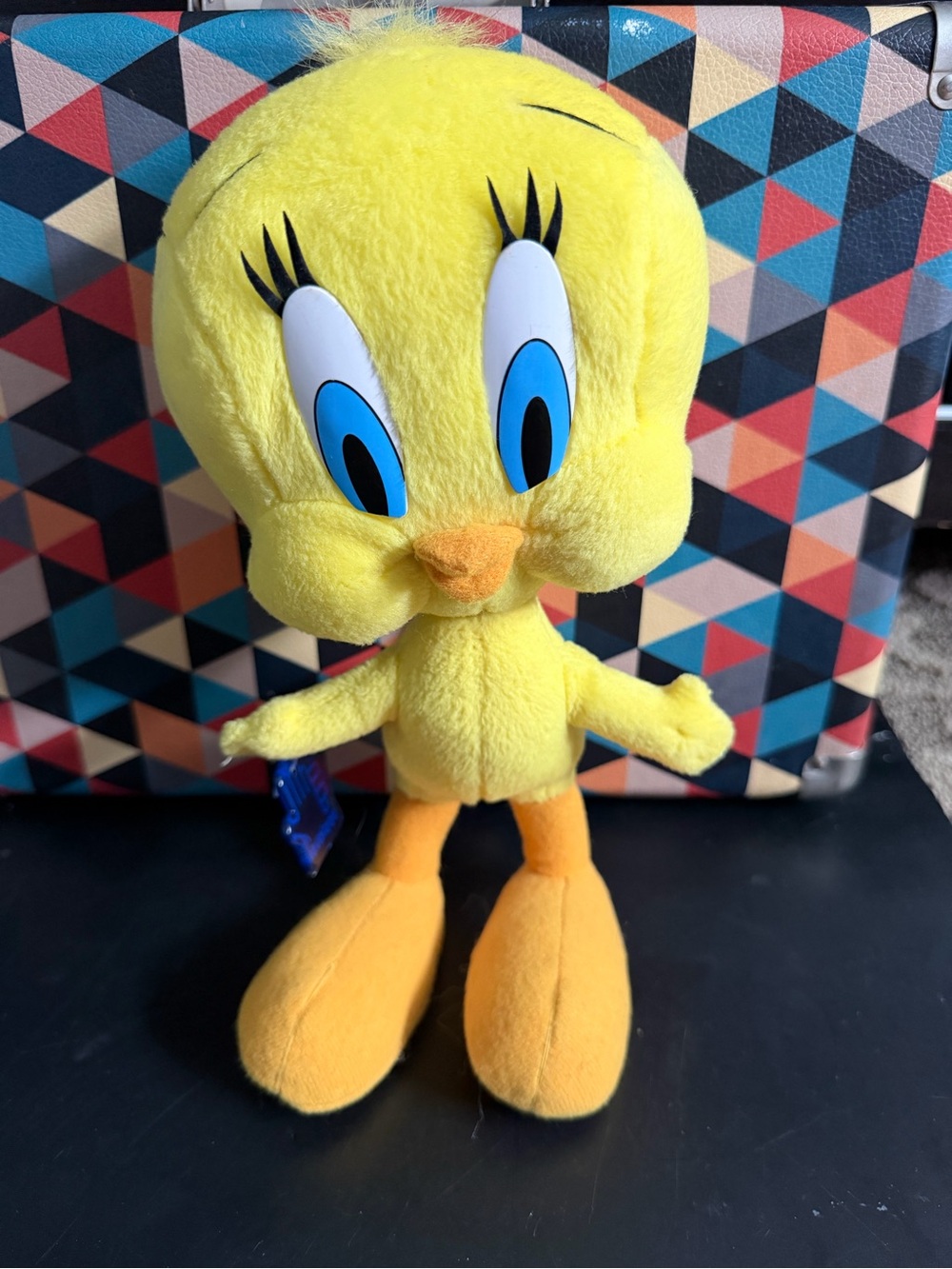 Tweety Bird Yellow Looney Tunes Bendable Posable Plush Applause 1994 Toys Toy